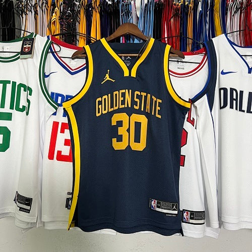 23rd Season Warriors Jordan Announcement Edition Navy Blue No. 30 Curry