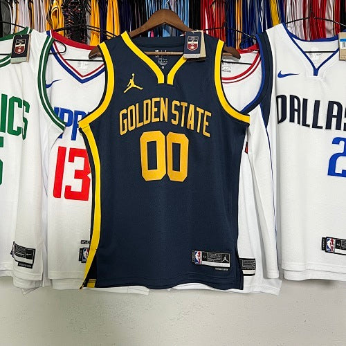 23rd Season Warriors Jordan Release Edition Navy Blue No. 00 Kuminga