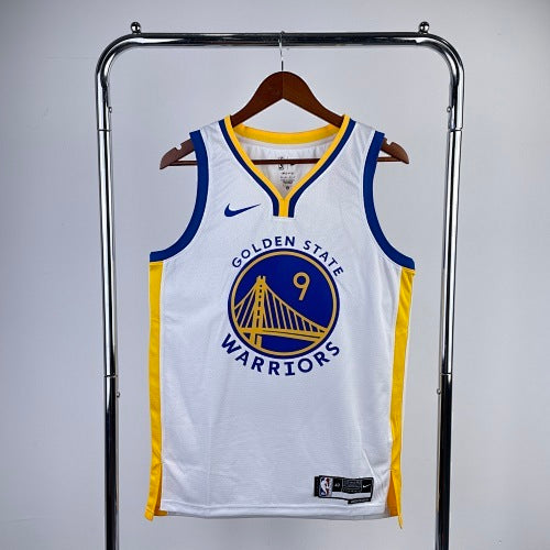 23rd season Warriors V-neck white No. 9 Iguodala