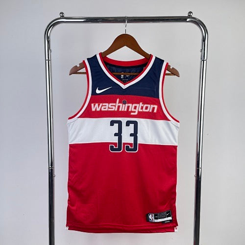 23rd Season Wizards Away Red No. 33 Kuzma
