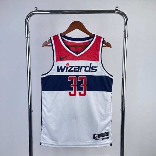 23rd Season Wizards Home White No. 33 Kuzma