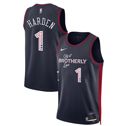 24th Season 76ers City Edition No. 1 Harden