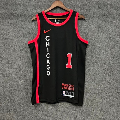 24th Season Bulls City Edition No. 1 Rose