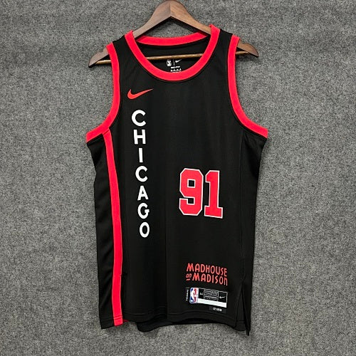 24th Season Bulls City Edition No. 91 Rodman