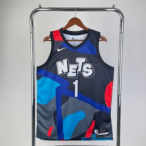 24th Season Nets City Edition No. 1 Bridges