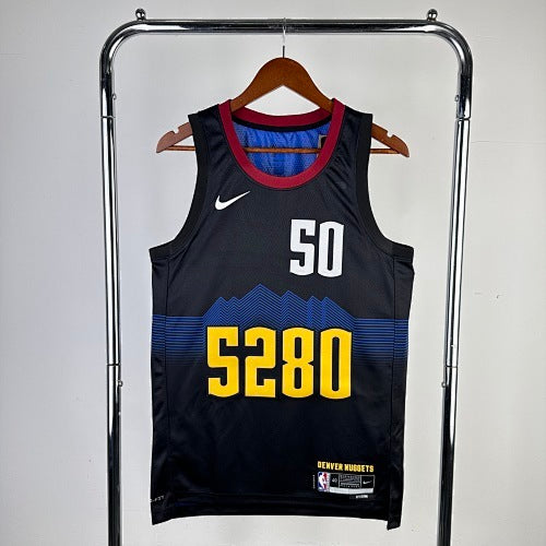 24th Season Nuggets City Edition No. 50 Gordon