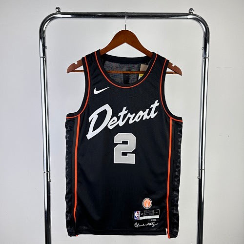 24th Season Pistons City Edition No. 2 Cunningham
