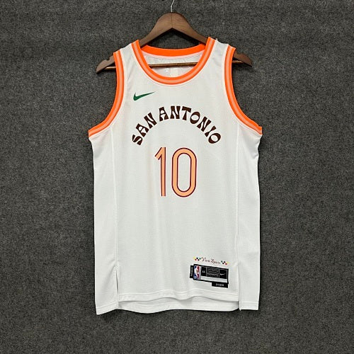24th Season Spurs City Edition White No. 10 Sohan