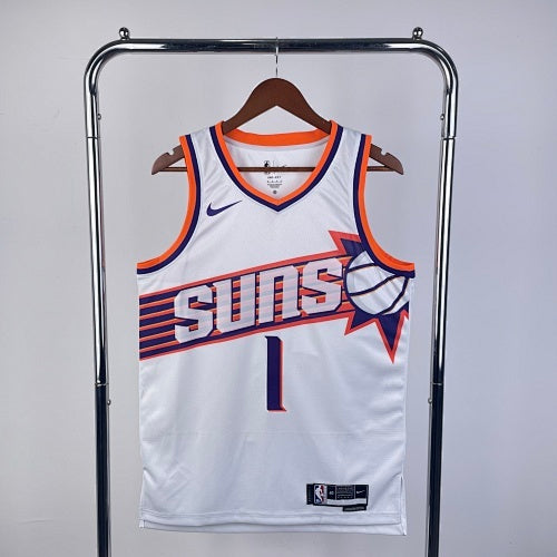 24th Season Suns Home White No. 1 Booker