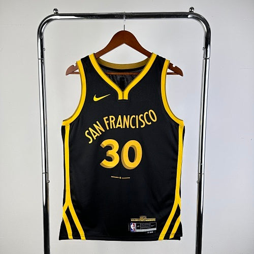 24th Season Warriors City Edition No. 30 Curry