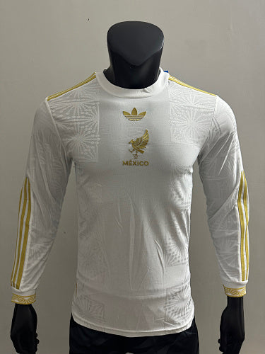25-26 Mexico Gold Cup White Long Sleeve