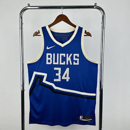 25th Season Bucks City Edition No. 34 Antetokounmpo