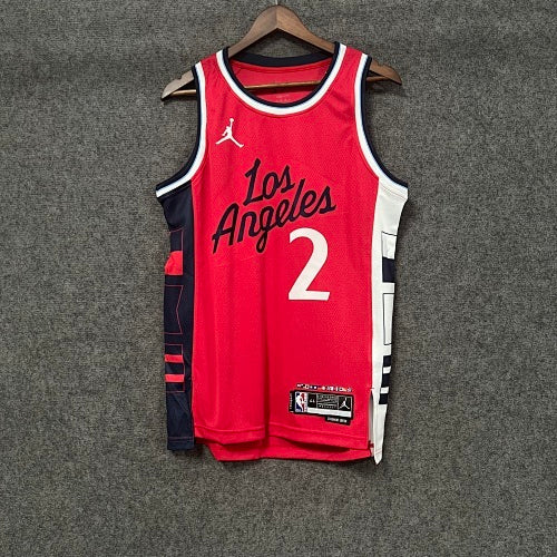 25th Season Clippers Announcement Edition Red No. 2 Leonard