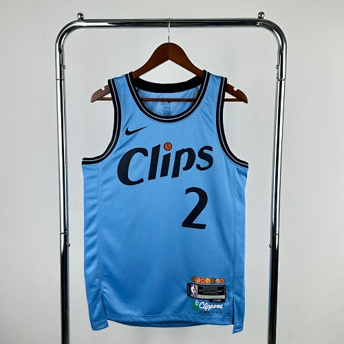 25th Season Clippers City Edition No. 2 Leonard