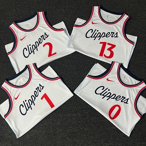 25th season Clippers home white