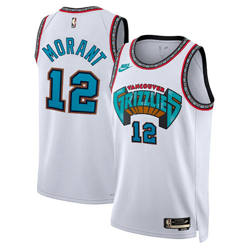 25th Season Grizzlies Retro No. 12 Morant