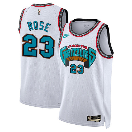 25th Season Grizzlies Retro No. 23 Rose