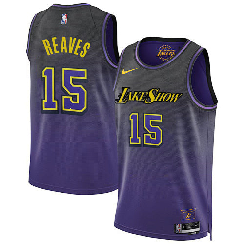 25th Season Lakers City Edition No. 15 Rivers