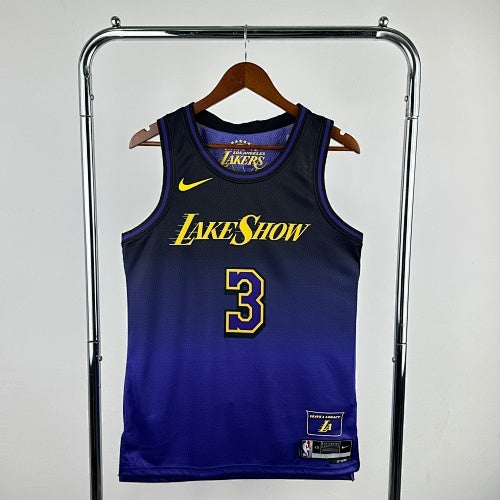 25th Season Lakers City Edition No. 3 Davis