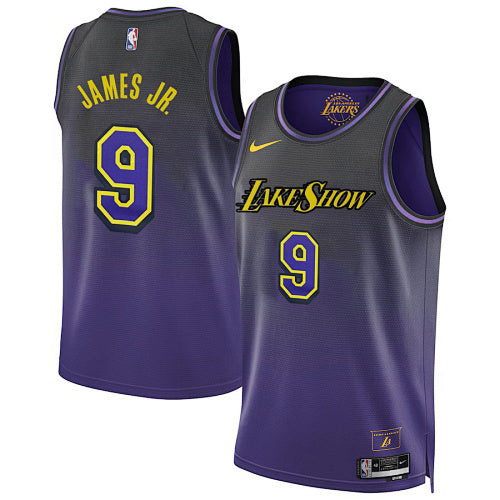25th Season Lakers City Edition No. 9 Bronny