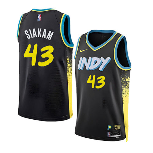 25th Season Pacers City Edition No. 43 Silkam