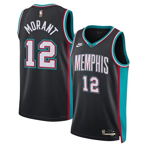 26th Season Grizzlies Retro No. 12 Morant