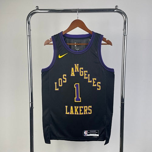 26th Season Lakers City Edition No. 1 Russell