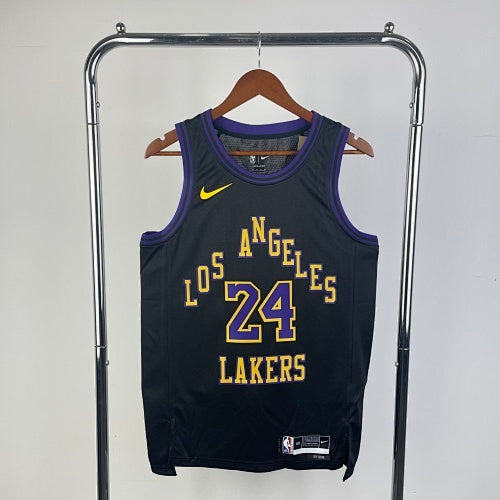 26th Season Lakers City Edition No. 24 Kobe Bryant
