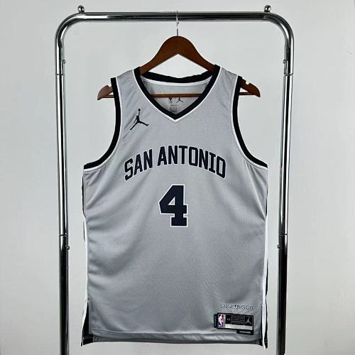 26th Season Spurs Limited Gray No. 4 Fox