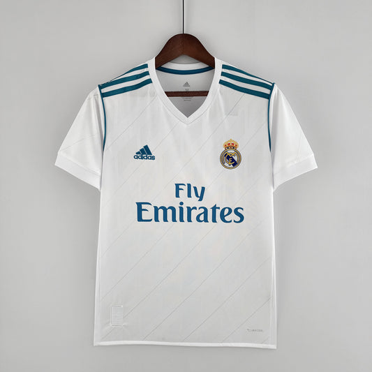 17/18 Real Madrid Home Retro Jersey