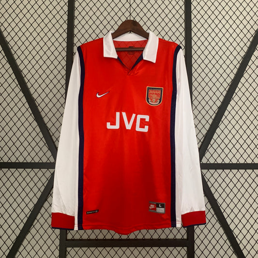 98/99 Arsenal Home Retro Long Sleeve Jersey