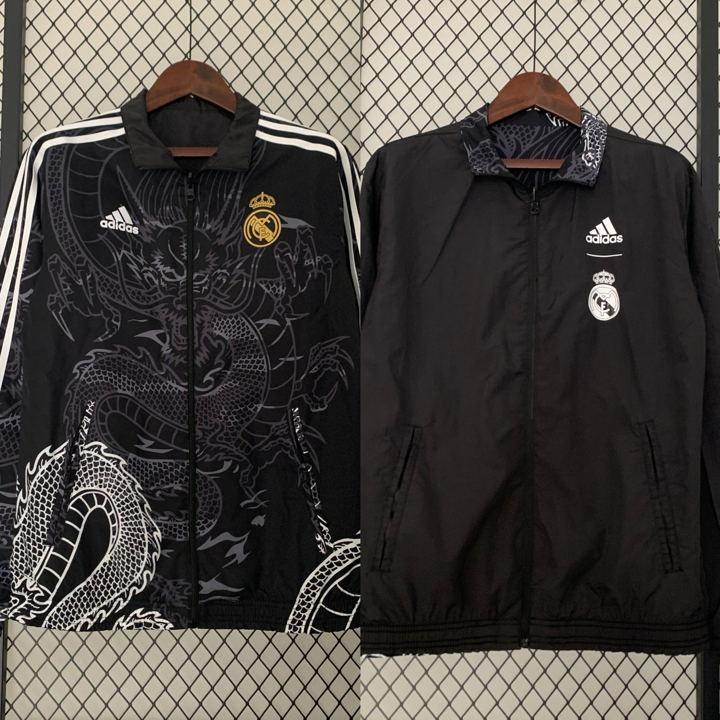 23/24 Real Madrid Trench Coat Reversible