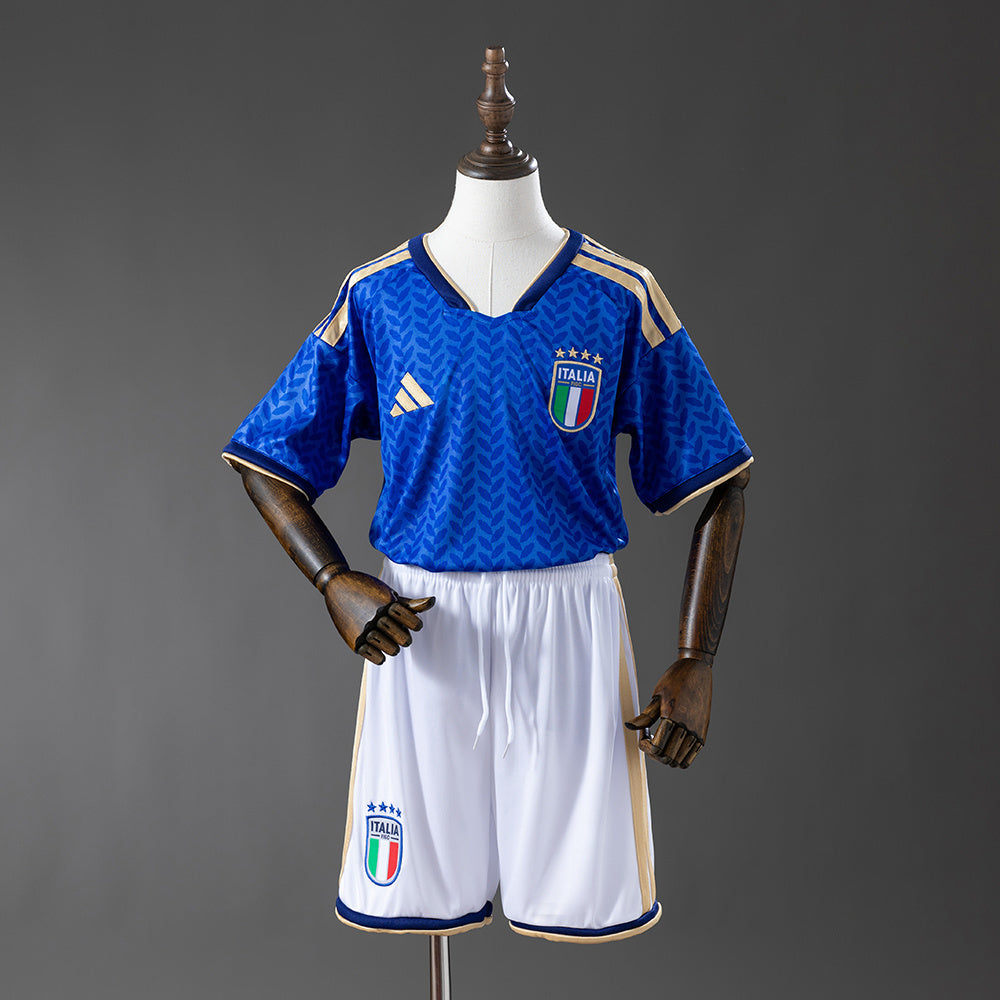 Italy 2026 Home World Cup Kids Jersey