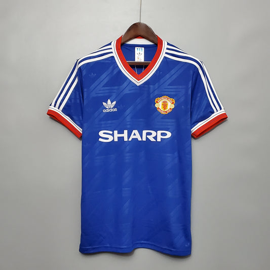 86/87 Manchester United Away Retro Jersey