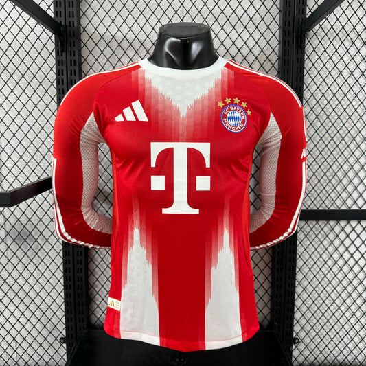 25/26 Bayern Home Long Sleeve Jersey