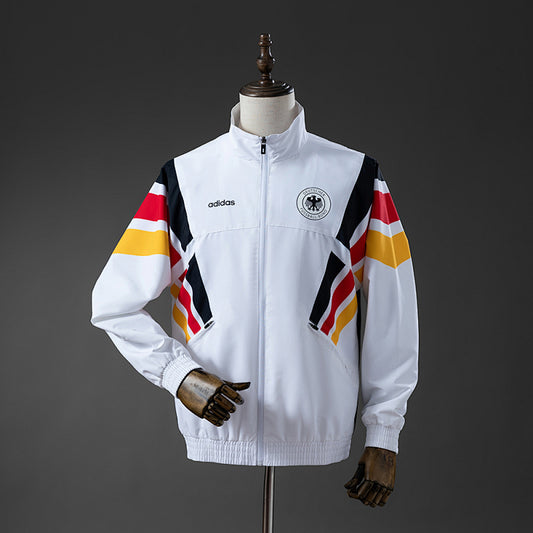 German 1996 Retro Windbreaker - White