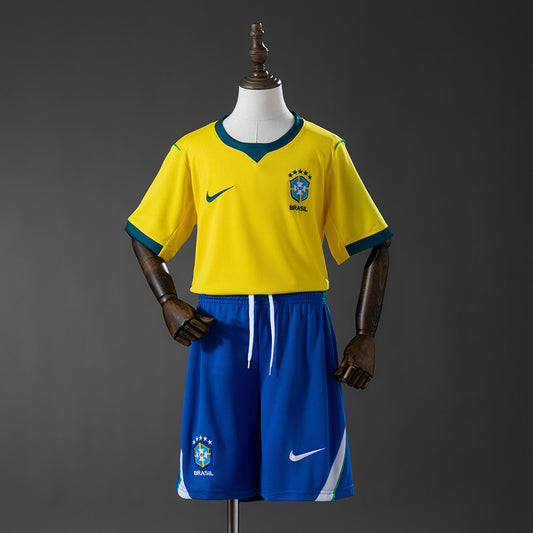 Brazil 2026 World Cup Home Kids Jersey