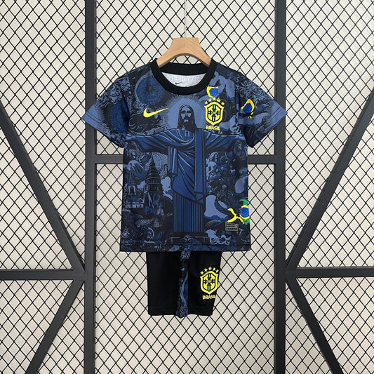 (STOCK): Brazil Special Kids Jersey 24