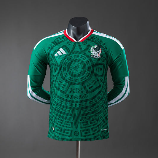 Mexico 2026 World Cup Home Long-Sleeve Jersey