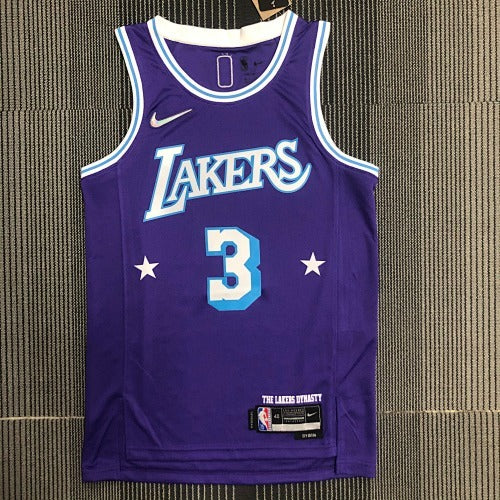 75th Anniversary 22nd Season Lakers City Edition No. 3 Davis