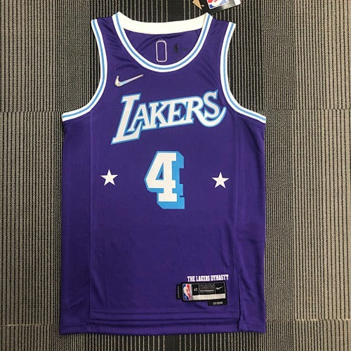 75th Anniversary 22nd Season Lakers City Edition No. 4 Rondo