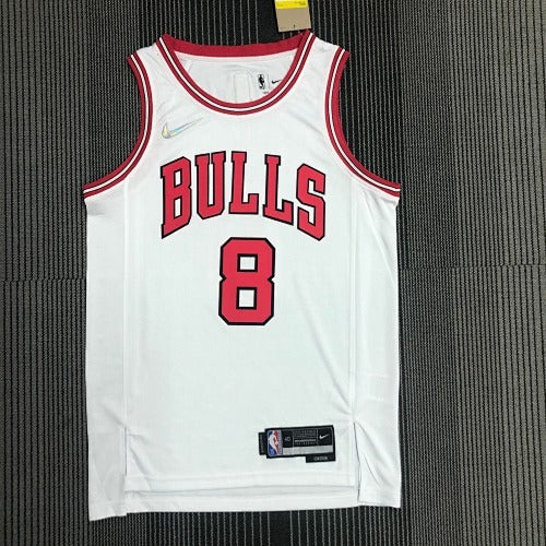 75th Anniversary Bulls White No. 8 LaVine