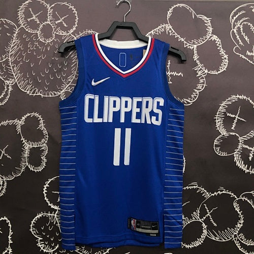 75th Anniversary Clippers Blue No. 11 Wall