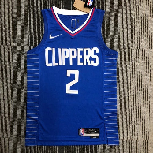 75th Anniversary Clippers Blue No. 2 Leonard