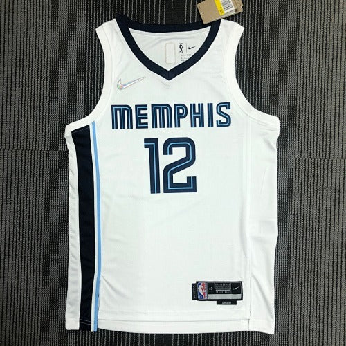 75th Anniversary Grizzlies White No. 12 Morant