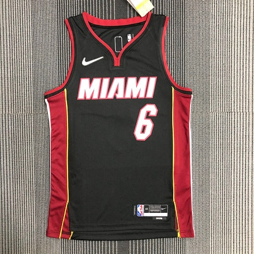 75th Anniversary Heat Black No. 6 LeBron James