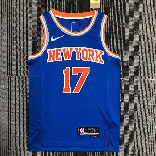 75th Anniversary Knicks Blue No. 17 Jeremy Lin