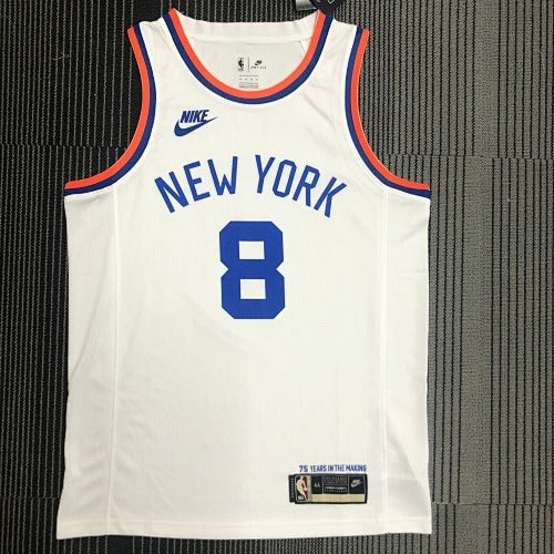 75th Anniversary Knicks Retro Jersey No. 8 Walker