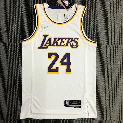 75th Anniversary Lakers White No. 24 Kobe Bryant