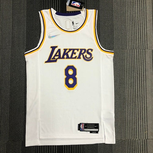 75th Anniversary Lakers White No. 8 Kobe Bryant